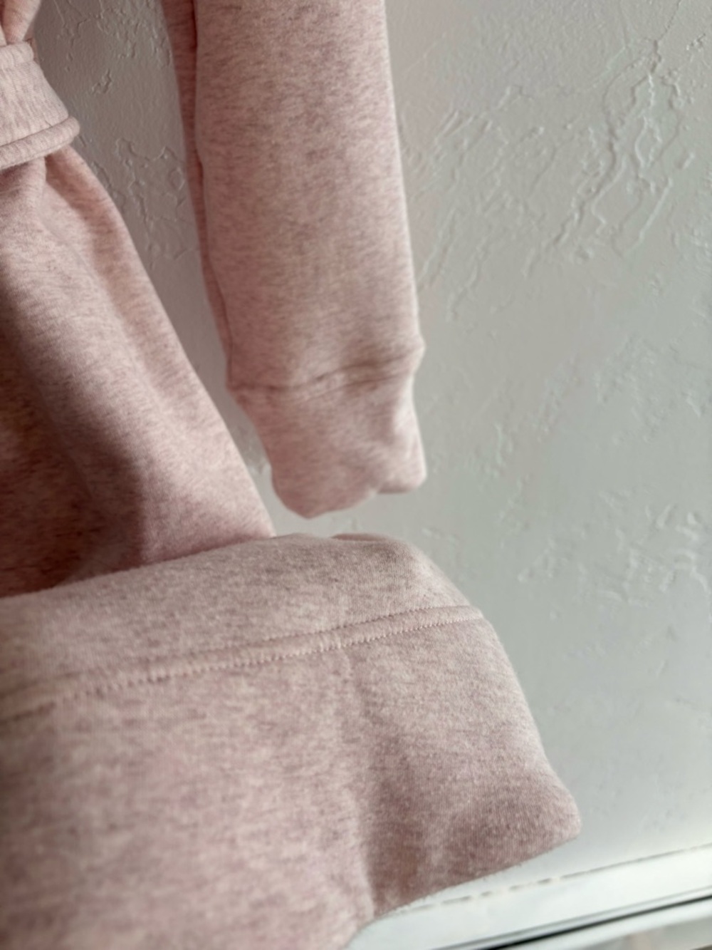Yogalicious Ultra Plush Cozy Fleece Robe(Heather Petal Pink) - Picture 13 of 13